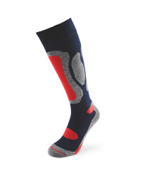 Navy/Red Ski Socks