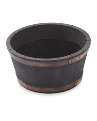 Oakwood Barrel Style Planter