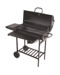 Oil Drum Design Charcoal BBQ