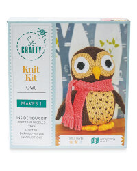 So Crafty Owl Knitting Kit