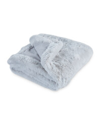Pet Collection Faux Fur Pet Blanket - Grey