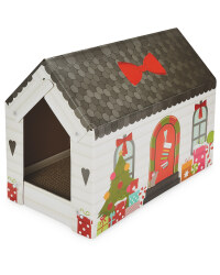 Present Cat Scratcher House