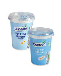Low Fat/Fat Free Natural Yogurt