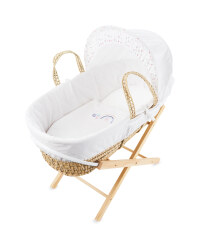 Rainbow Moses Basket With Stand