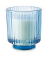 Ribbed Glass Candle