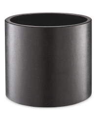 Round Terrazzo Plant Pots - Black