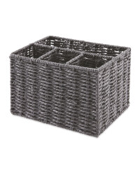 Rustic Cutlery Holder - Black