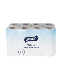 Saxon White Toilet Tissue 24 Pack