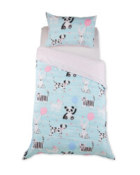 Single Easy Care Panda Duvet Set