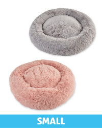 Small Comfy Long Pile Pet Bed