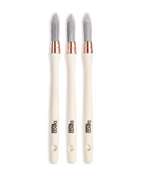 Small Rose Gold Sash Brushes 3 Pack