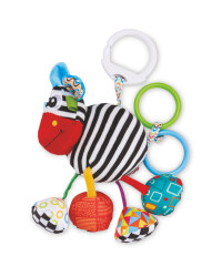 Soft Zebra Teether Rattle
