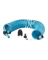 Spiral Garden Hose Set - Blue