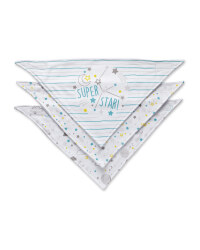 Starry Sky Dribble Bibs 3 Pack