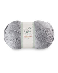 So Crafty Steel Aran Yarn