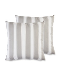 Stripes Garden Cushion 2 Pack
