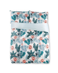 Super King Tropical Floral Duvet Set