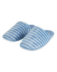 Supersoft Mule Blue Slippers