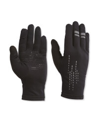 Thermal Running Gloves - Black