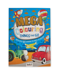 Things That Go Mega Colouring Book