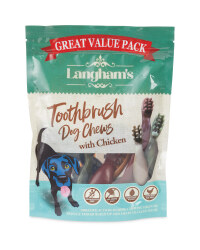 Langham's Meaty Dog Toothbrush Chews