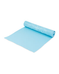 Turquoise Motive Yoga Mat