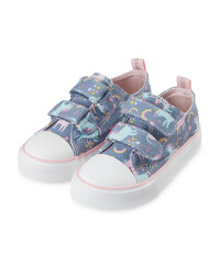Lily & Dan Unicorn Canvas Pumps