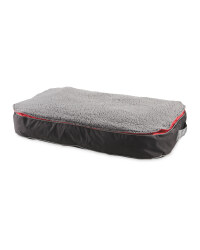 Water Resistant Pet Mattress - Black/Red