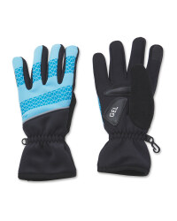Crane Blue Cycling Gloves