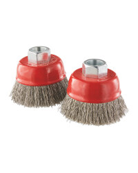 Wire Cup Brush Crimped 2 Piece