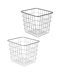 Wire File Storage Basket