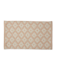 Wool Rich Doormat - Pink