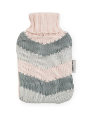 Pink & Grey Hot Water Bottle