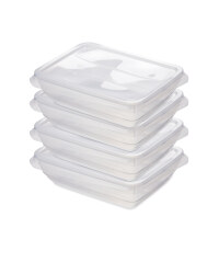 Fresh & Freeze Boxes 750ml 4 Pack - Clear