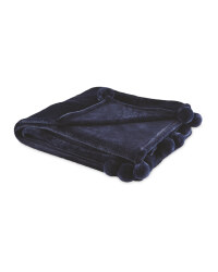 Kirkton House Super Soft Throw - Navy
