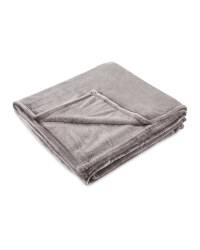 Kirkton House Super Soft Throw - Light Grey