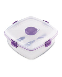 Sistema Salad Max To Go Lunch Box - Purple