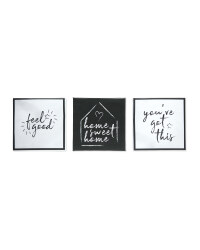 Kirkton House Home Tryptich Canvas