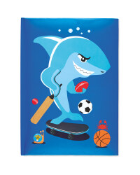 Script A4 Light Up Shark Notebook