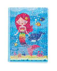 A4 Sequin Mermaid Notebook