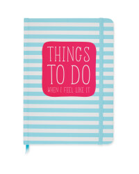 Script Stripes A5 Notebook