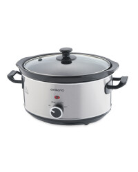 Ambiano Home Starter Slow Cooker - Stainless Steel