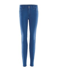 Avenue Ladies Skinny Jeans - Dark Blue Wash