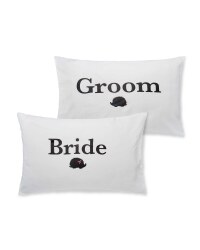 Bride & Groom Pillowcase Pair