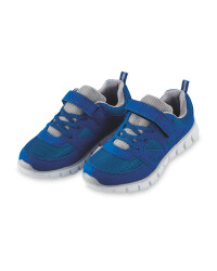 Lily & Dan Children's Trainers - Blue/Grey