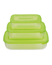 Crofton Food Containers 3 Pack - Green