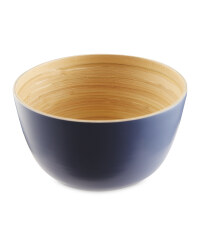 Crofton High Bamboo Bowl - Blue