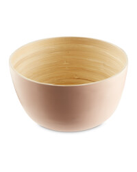 Crofton High Bamboo Bowl - Pink