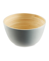 Crofton High Bamboo Bowl - Grey