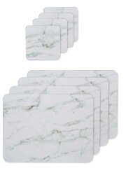 Crofton Placemat & Coaster Set - Lime
